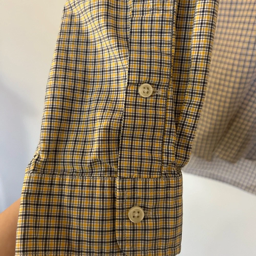 Ralph Lauren Men's Navy and White Checkered Shirt - Picture 5 of 5